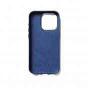 Mujjo iPhone 15 Pro Wallet Leather Case - Monaco blue