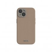 Moshi Napa iPhone 15:lle - Woodsmoke ruskea