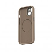 Moshi Napa iPhone 15:lle - Woodsmoke ruskea