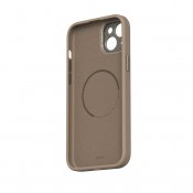 Moshi Napa for iPhone 15 Plus - Woodsmoke brun