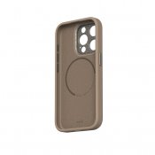 Moshi Napa iPhone 15 Pro:lle - Woodsmoke ruskea