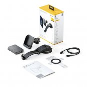 ALOGIC Matrix universell magnetisk billader med ventilasjonsventil og dashbordmontering - Svart