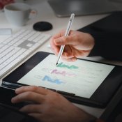 Just Mobile stylus for iPad - Sølv