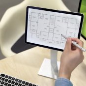 Just Mobile stylus for iPad - Sølv