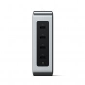 Satechi 145W USB-C 4-port GaN rejseoplader - Rumgrå