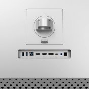 ALOGIC Clarity Max 32" UHD 4K-skjerm med 65 W strømforsyning - Sølv