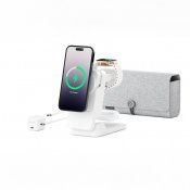 Alogic matrix ULTIMATE 3-in-1 langaton laturi - Valkoinen