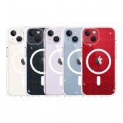 Just Mobile tENC™-kotelo, jossa MagSafe iPhone 14:lle - Kirkas