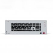 Satechi X3 Trådlöst Tangentbord - Nordisk Layout för 4 Enheter, Justerbara Bakgrundsbelysta Tangenter, Lång Batteritid - För App