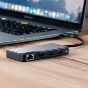 ALOGIC USB-C Fusion Alpha V2 5-i-1-nav - Space grey