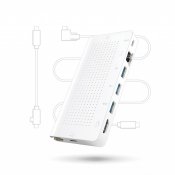 Twelve South stayGo USB-C Hub - Hvid