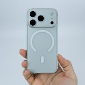 Süti Frosted Clear PhoneBack for iPhone 17 Pro Max - Cold Foam