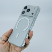 Süti Frosted Clear PhoneBack for iPhone 17 Pro Max - Cold Foam