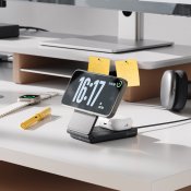 ALOGIC YOGA 3-i-1 trådløst ladestativ - Svart