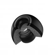 KeyBudz Hyperfoam Comfort Series för Airpods Pro 3:e gen. - Large - Svart