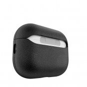 KeyBudz artisan-sarjan nahkakotelo AirPods Pro 3:lle - Musta