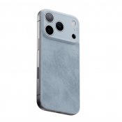 Süti NanoSuede PhoneBack iPhone 17 Pro Maxille - Sininen aura