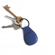 Mujjo Canopy Keychain for AirTag - Monaco Blue