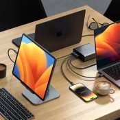 Satechi 200W USB-C 6-portars GaN-laddare - Rymdgrå