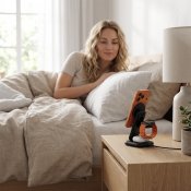 Satechi 3-i-1 hopfällbart Qi2 trådlöst laddställ - Svart