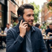 Mujjo lærdeksel til iPhone 18 Pro / 17 Pro - Svart