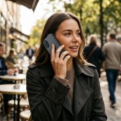Mujjo Läderfodral för iPhone 17 - Basalt