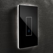 Iotty Smart Switch LSWE21 (Single-gang) - The smart switch that innovates your home. - Black