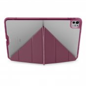 iPad Pro 11 (M5/M4) Origami No1 originalt cover - bordeaux - Vinrød
