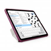 iPad Pro 11 (M5/M4) Origami No1 originalt cover - bordeaux - Vinrød