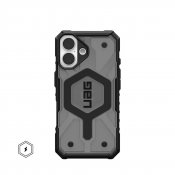UAG Pathfinder Clear with MagSafe for iPhone 16 - Ash
