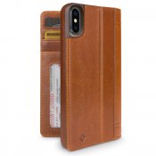 Twelve South Journal for iPhone XR - Luxury protection for the world's best phone - Cognac
