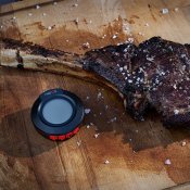 herQs kuppel-termometer - Sort