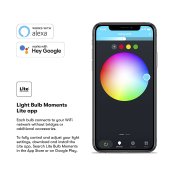Lite bulb moments white & color ambience (RGB) E27 lampa - 3-Pack