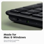 Satechi EX3 Slim trådløst tastatur med nordisk layout - Space Black