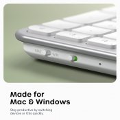 Satechi EX3 Slim Wireless Keyboard med nordisk layout - Sølv