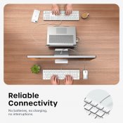 Satechi LX3 Slim USB-C-tastatur - nordisk layout - Sølv