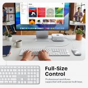 Satechi LX3 Slim USB-C-tastatur - nordisk layout - Sølv