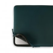 Pipetto Classic Fit-etui for MacBook Pro 14/Air 13,6 - Mørk blågrønn