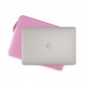 MacBook 13/14 sleeve med klassisk pasform - Poplyserød - Pop-pink