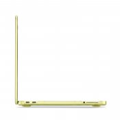 Pipetto MacBook Neo 13 (A18 Pro) gennemsigtigt hårdskalcover - Frostet citrus