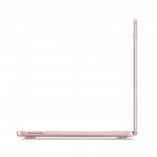 Pipetto MacBook Neo 13 (A18 Pro) kova kirkas suojakuori - Huurteinen roosa
