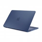 Pipetto MacBook Neo 13 (A18 Pro) kovakuorinen kirkas suojakuori - Huurrettu indigo