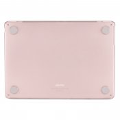 Pipetto MacBook Neo 13 (A18 Pro) kova kirkas suojakuori - Huurteinen roosa