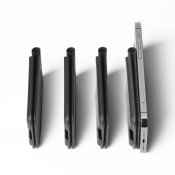 Mujjo Magsafe Leather Wallet Stand - Black