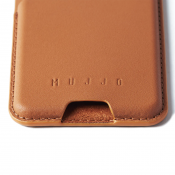 Mujjo Leather Magsafe læderkortpung i læder - det ultimative tilbehør til din iPhone - Tan