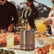 herQs røgfri FirePit - Mighty - Sølv