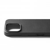 Mujjo Leather Case for iPhone 16 - Black