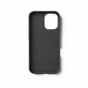 Mujjo Leather Case for iPhone 16 - Black