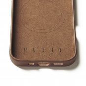 Mujjo Leather Case for iPhone 16 Pro - Tan