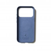 Mujjo Leather Case for iPhone 17 Pro - Monaco Blue